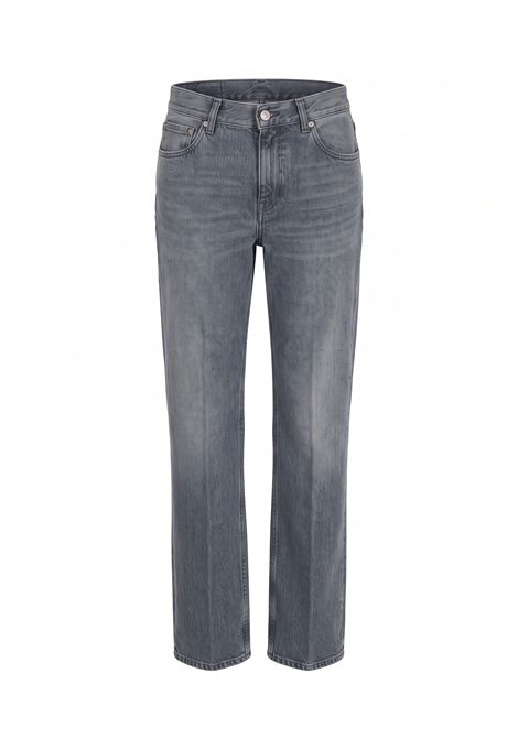 Grifoni Jeans Revel in Denim di Cotone Nero Donna GRIFONI | Pantalone | G1AC0107FADED BLACK